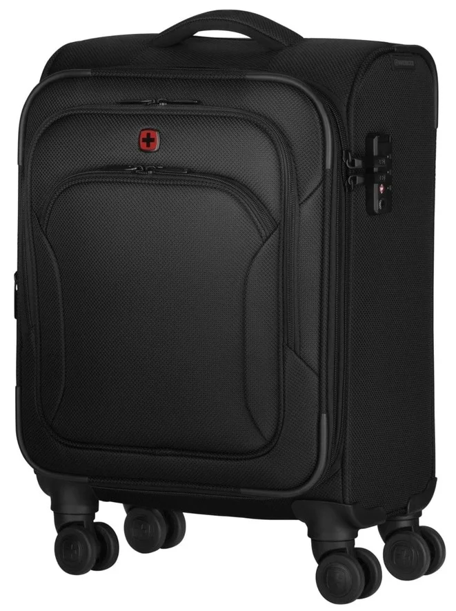 Wenger Vibrave 46 Cm Softcase 4-Double Wheeled Expandable Cabin Luggage Trolley - Anthra